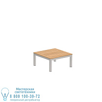 ТАБОЭЛА НИЗКИЙ СТОЛ 80X80CM EP С СТОЛЕШНИЦЕЙ ИЗ ТИКА Royal Botania