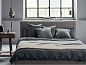 Beds Двуспальная кровать с мягким изголовьем Gervasoni — фото 1