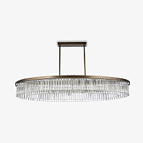 Small Double Drum Oval Chandelier - Размер 2 (Ш 2000 мм x Г 860 мм)