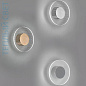 03401OSXHXXXX Elesi luce Air AP XS LED круглый современный бра латунь — фото 2