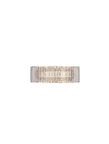 Platinum Gold Stainless Steel, Aluminium & Acrylic LED 6Watt 220-240Volt 390 Lm IP20 3000K L:23 W:8 H:7.5 cm