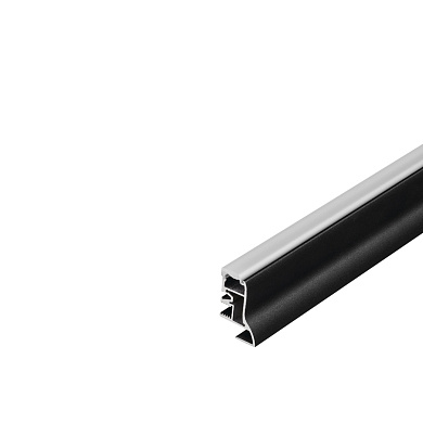 алюминиевый профиль-плинтус черного цвета 2 метра