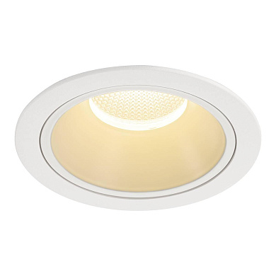 1004022 SLV NUMINOS® XL DL светильник встраиваемый 1050мА 37.4Вт с LED 3000K, 3550лм, 20°, белый