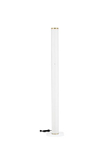 Touch Dimmable Matt White Steel, Aluminium & Acrylic LED 57Watt 220-240Volt 4275Lm IP20 3000K Cable Length: 250 cm D:12 H:180 cm