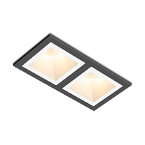 Потолочные светодиодные светильники Led technology KUB MINI 14.30 W 2FW белый + черный