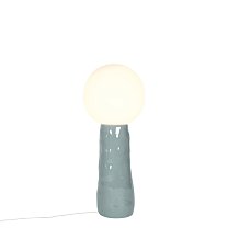 Kokeshi Medium, белое матированное стекло, серое керамическое основание