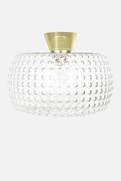 669855 Globen Lighting Spring потолочный светильник с рельефным стеклянным плафоном