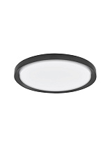 Triac Dimmable Matt Black Metal & Acrylic LED 0 Watt 220-240 Volt 2750Lm 3000K IP20 D: 56 H: 7.5 cm