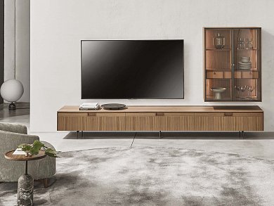 Тумба для ТВ Matics TV 320 Porada с деревянной столешницей MATICS-TV-320-L0N0AC-L0N0AC