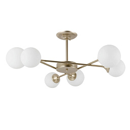 A2703PL-6SG Arte Lamp MARCO потолочная люстра с шестью плафонами белого цвета