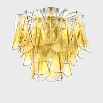 Rondini Ceiling Lamp Янтарный / 1 / Состаренная латунь
