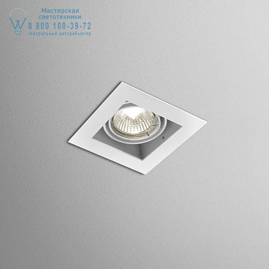 встраиваемый светильник квадратной формы с одним источником света