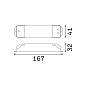 243993 Ideal Lux NOVA DRIVER 1-10V/PUSH 15W 300mA LED driver — фото 1