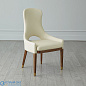 Nola Dining Chair-Ivory Leather Global Views кресло