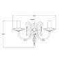 Настенный светильник Aegean Elstead AG2-AGED-BRASS состаренная латунь — фото 6