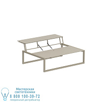 NINIX LOUNGE TABLE 150T С ПОКРЫТИЕМ ПЕСОЧНО-КЕРАМИЧЕСКИЙ ЖЕМЧУЖНО-СЕРЫЙ Royal Botania