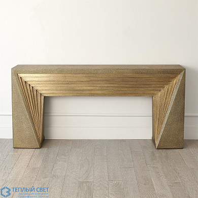 Deco Console-Brass Global Views консольный стол