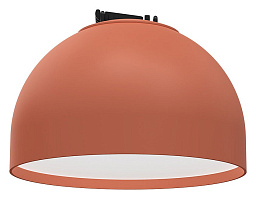 2493/34 SP-10 Divinare Decorato трековый светильник с округлым плафоном терракотового оттенка для трекоременной системы 48V