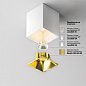 C065CL-8W3K-SQ-WB Maytoni Alfa LED Потолочный светильник 8W 700лм Белый — фото 1