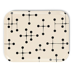 21510801 Classic Vitra Поднос большой со светлым узором в горох
