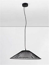 Matt Black Metal & Opal Glass LED 21Watt 220-240Volt 963Lm 3000K IP20 D:60 H: 148 cm