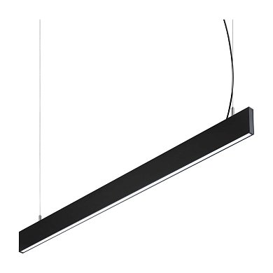 Подвесной светильник Steel SP1 D20 MONO-EMISSION WIDE 4000K Ideal Lux 369020, черный