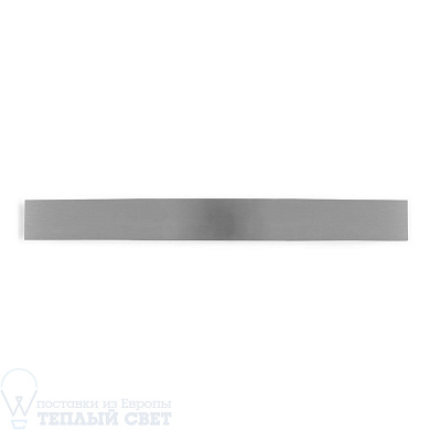 настенный светильник с никелированным корпусом и скрытым источником света