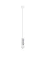 White Gypsum & Opal Glass LED G9 1X5Watt 100-240Volt IP20 Bulb Excluded D:8 H:155 cm
