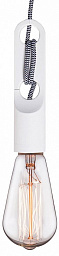 LOFT1510WH Loft It Wickle подвесной светильник с белым металлическим цоколем и лампой Эдисона