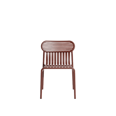 M0740124 WEEK-END Petite Friture Обеденный стул садовый металлический бордовый