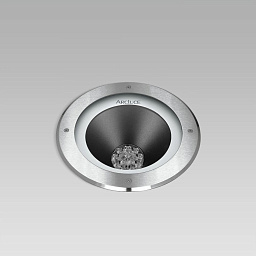Грунтовый светильник Arcluce INGROUND260, 20 Вт, с рамкой над поверхностью, круглый