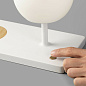 01025A Faro NIKO LED White table lamp PC diffuser настольная лампа матовый белый — фото 3