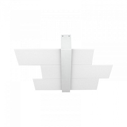 90208 Linea Light Group Triad потолочный светильник с тремя стеклянными плафонами белого оттенка