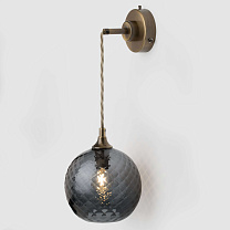 Hanging Petite Ball Wall Light серый