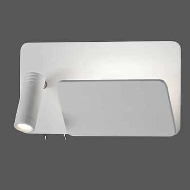 бра белого цвета с двумя выключателями