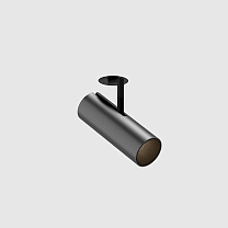 holon 60 directional recessed mounted, deep recessed louvre, gun black