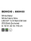 8809102 BENICIO Novaluce светильник LED E27 1x12Вт 230В IP20