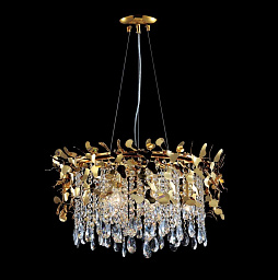 ROMEO SP6 GOLD D600 Crystal Lux ROMEO люстра с хрустальными элементами и золотым каркасом