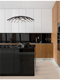 9848138 Nova Luce Narvi подвесной светильник с изгибом и несколькими источниками света