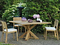 Cronos Квадратный садовый стол из тикового дерева Ethimo