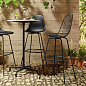 4055737222122 Eames Wire Vitra Барный стул высокий, черный — фото 1
