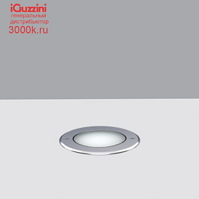 E122 Light Up iGuzzini Recessed floor luminaire Earth D=144 mm - Neutral White - Diffuse optic