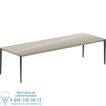 СТОЛ U-NITE БРОНЗОВЫЙ 300X100СМ С КЕРАМИЧЕСКОЙ СТОЛЕШНИЦЕЙ ЦВЕТА СЕРО-СЕРЫЙ Royal Botania