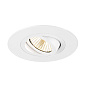 1007630 SLV NEW TRIA® 75 XL mount. ring round white встраиваемое потолочное кольцо — фото 1