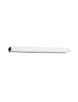 Sandy Black Aluminium & Polycarbonate LED 8Watt 220-240Volt 560Lm IP44 2700-3000-4000K CCT by Dip Switch L:60 W:8 H:4.6 cm