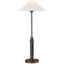 Hargett Buffet Lamp бронза с льняным абажуром