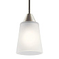 Skagos 1 Light Mini Pendant Brushed Nickel подвесной светильник 52235NI Kichler — фото 2