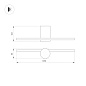 036931 Arlight Светильник SP-VINCI-M-S1200x55-12W Warm3000 (BK, 110 deg, 230V) — фото 1