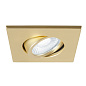 1007194 SLV UNIVERSAL DOWNLIGHT cover IP20 G matt E встраиваемое квадратное кольцо — фото 1