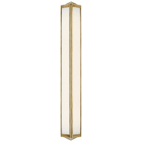 Geneva Large Sconce натуральная латунь с белым стеклом